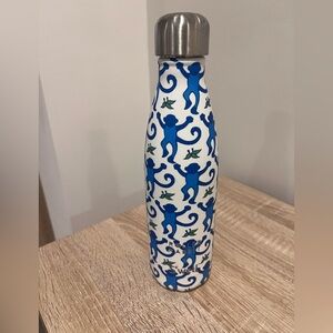Roller Rabbit X Swell Water Bottle in iconic Monkey Print